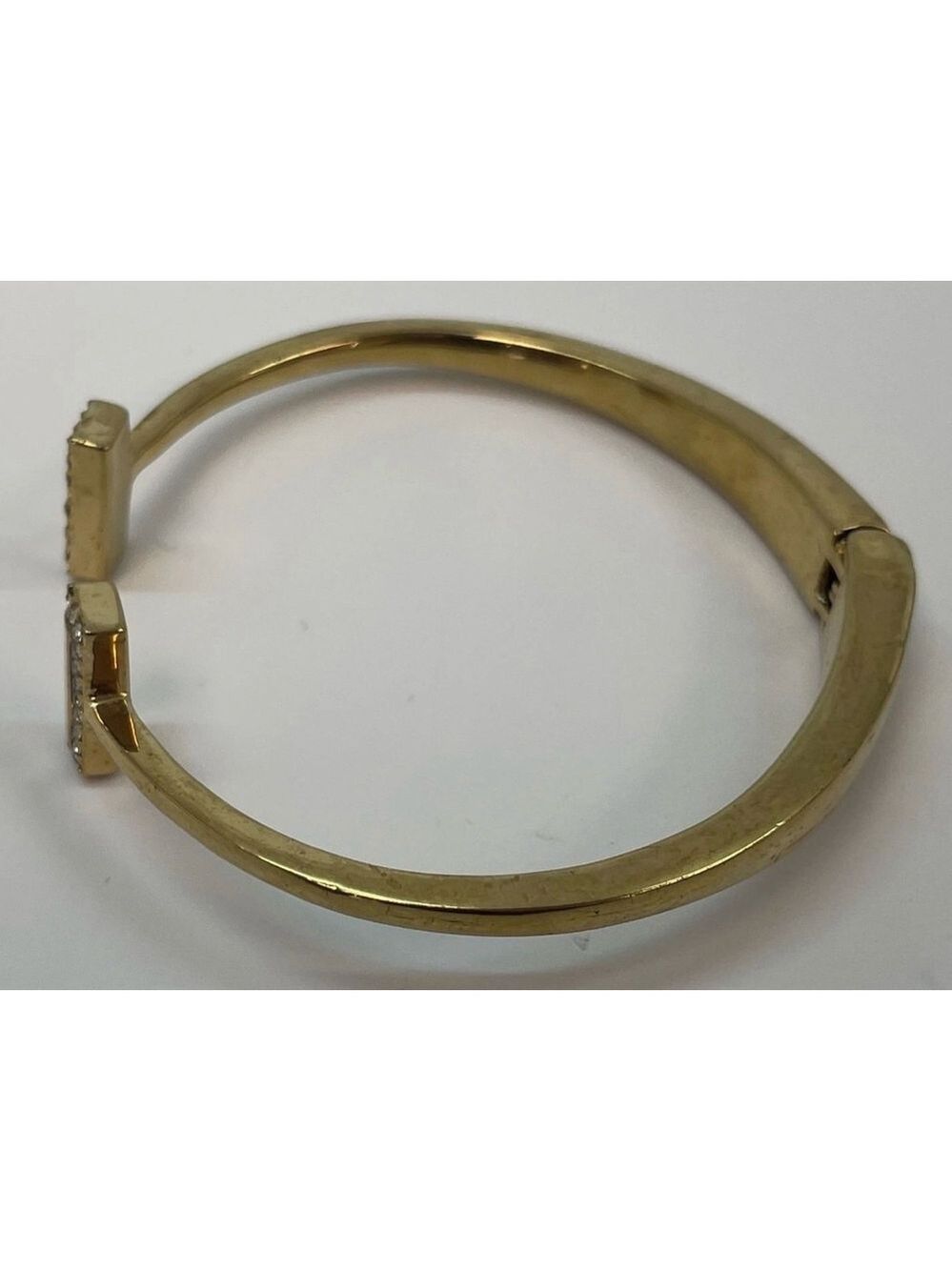 Kate Spade New York Gold-Tone Rhinestone Open Cuff Bracelet w/ Dust Bag 1902 - Picture 4 of 4